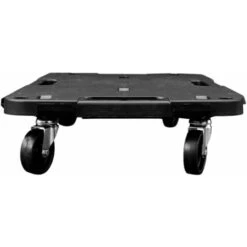 Pedana Carrellino Con Ruote Misure 58X38X12cm ARTPLAST DOLLY Nero - Portata 543 Kg