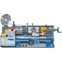 Fervi 0716 Tornio Parallelo Da Banco 170 Mm Con Avanzamento Automatico