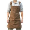 Grembiule Di Tela, Grembiule Da Lavoro Multifunzionale Regolabile Con Borsa Per Attrezzi Per Barbiere Pittore Artigiano Giardiniere Parrucchiere Grembiule Di Jeans A Prova Di Barista