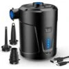 Pompa Ad Aria Elettrica, Batteria Ricaricabile Da 5000 MAh, Mini Pompa Ad Aria Elettrica Con 4 Ugelli D'aria, Gonfiatore Rapido Per Gommone/lettino Gonfiabile