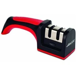 Arcos Affilatori, Affilatore Manuale, Fatto Di ABS + TPE, Carburo A Rulli Ceramici, Nero E, Colore Rosso
