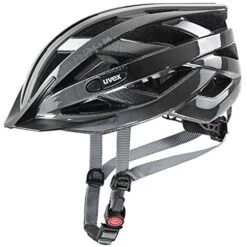 Uvex Air Wing, Casco Bicicletta Unisex Adulto, Grey-Black, 52-57 Cm