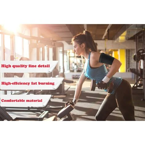 4 Pezzi Bracciali Dimagranti Manica Del Braccio In Neoprene Sauna Fascia Per Il Sudore Maniche Braccio Sportivo Adatto Uomini E Donne Fitness Yoga In Esecuzione - immagine 3