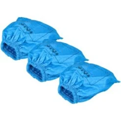 Vhbw 3x Filtro In Tessuto Compatibile Con Lidl / Parkside PNTS 1300 Aspirapolvere, Aspiratore A Secco/umido - Sacchetto In Tessuto, Lavabile, Blu