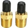 Valvole Di Riempimento Del Serbatoio Del Compressore Schrader In Ottone Nichelato Da 1/4 Pollici Npt