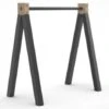 Cavalletto Aspen 70x30x73 Cm In Legno E Metallo Nero Nordlinger