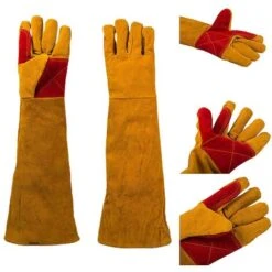 Paio Di Guanti Per Saldatura Termoisolanti Extra Lunghi