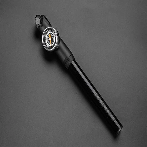 1pc Pompa Da Bicicletta Con Barometro Portatile Mini Ad Alta Pressione Mountain Bike Basket Ugello Americano Pompa Ugello Francese