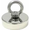 Magnete Al Neodimio Super Potente 120 Kg - Magneti Potenti - Ideale Per La Pesca Magnetica - Ø 60 Mm Con Occhiello Al Neodimio