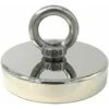 Kueatily Magnete Al Neodimio Super Potente 300 Kg Ideale Per La Pesca Magnetica Ø 90 Mm Con Fibbia In Metallo Al Neodimio
