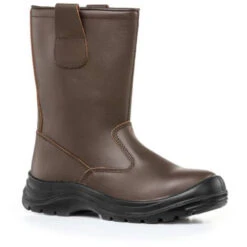 Stivale Di Sicurezza In Pelle Sfoderato Coverguard Pyroxite S3 SRC Marrone 39