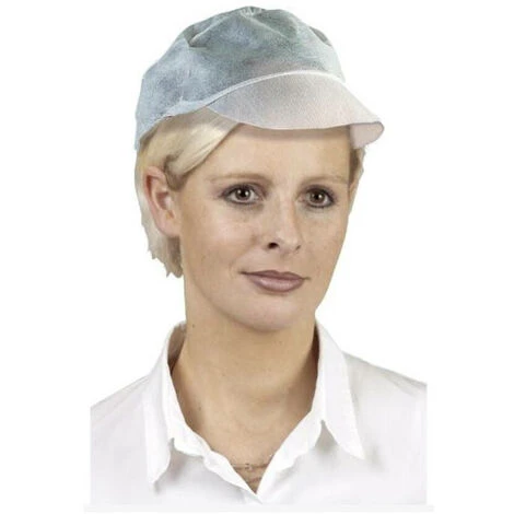 Tidy Professional Catering Cap Monouso (confezione Da 100) Bianco Unico