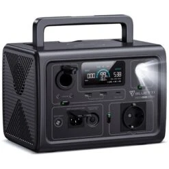Power Station Portatile BLUETTI EB3A 268Wh LiFePO4 Batteria Backup 600W AC Uscita,Ricarica Da 0-80% In 30 Minuti,Generatore Solare Per Campeggio
