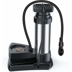 Pompa Per Bicicletta Pompa A Pedale Portatile Con Manometro Per Tutte Le Valvole Pompe AV/DV/SV Per Mountain Bike Bici Da Turismo Bici Da Città E Bici Da Bambino Per Palloni E Air Bag