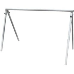 ANDRYS - Espositore Porta Biciclette Smontabile, Capacità Fino A 5 Biciclette, Acciai, Lunghezza Fissa, 80 X 100 Cm X 200 Cm