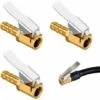 Ugello Di Gonfiaggio In Ottone Da 3 Pezzi, Clip Per Pompa D'aria, Raccordo Per Valvola Di Gonfiaggio, Adattatore Per Valvola Pneumatico Per Auto, Per Pneumatici Per Auto O Camion, Tipo Spinato, 8 Mm