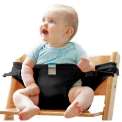 Seggiolino Per Imbracatura Per Seggiolone Seggiolino Di Sicurezza Per L'alimentazione Del Bambino Con Cinghia, Cintura Per Imbracatura Per Rialzo Per Bambini Cinghia Per Sedile Da Pranzo Portatile (ne
