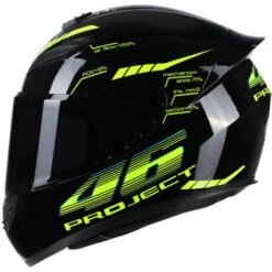Casco Jet Moto Integrale Rapid Street Unisex Adulto Omologato Valentino Rossi 46 Tg XL