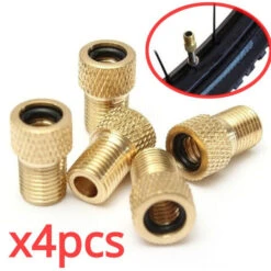 Adattatore Valvola Bici 4 Pezzi Adattatore Valvola Bici-auto Con Guarnizione