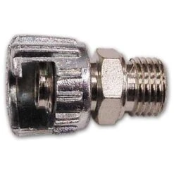 Aria Compressa - Nipplo Con Dado Capettato Walmec Art.14021 Filettatura 1/4