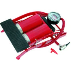 Pompa A Pedale Doppio Effetto Con Manometro