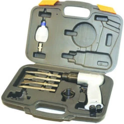 Excel Scalpello Pneumatico Ad Aria In Kit