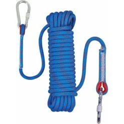 10 Mm Corda Da Arrampicata Statica Accessorio Attrezzatura Per La Fuga Attrezzatura Per Arrampicata Su Ghiaccio Corda Di Salvataggio Antincendio Blu 10 M