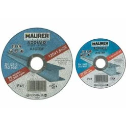 Mola Abrasiva Per Taglio Ferro Misura 115X1,6 Mm Foro 22,23 Mm Maurer Plus