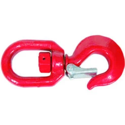 Ganci Sollevamento Girevoli Con Fermo Di Sicurezza Pesante - Portata Kg.800 - Apertura Mm.18