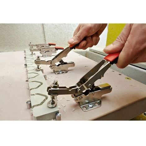 Morsetto Verticale BESSEY Con Braccio Aperto E Piastra Di Montaggio Orizzontale - Campo Di Serraggio: 35 Mm - STC-HH20SB - immagine 2