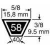 Cinghia Universale 5/8x68 31663