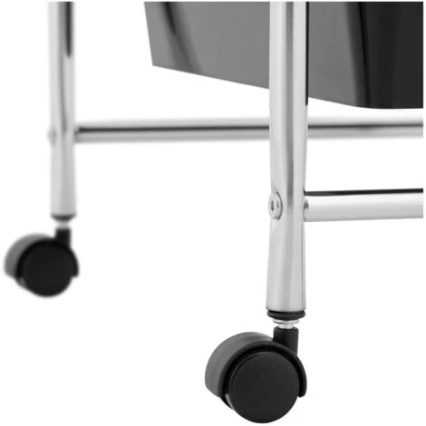 Carrello Per Estetista Carrelli Professionali 4 Cassetti Nero - immagine 3