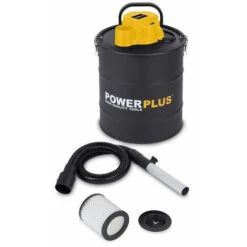 Bidone Aspiracenere Con Funzione Soffiatore 15 Lt 1000w Filtro Hepa Powerplus
