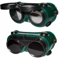 OCCHIALI DI PROTEZIONE PER SALDATRICE SALDATURA DOPPIA LENTE PER FABBRO