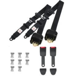 Cintura Di Sicurezza A 3 Punti Retrattile Universale 2 Pezzi Per Autobus
