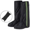 Copriscarpe Impermeabili Per Stivali Da Pioggia Con Strisce Riflettenti Per Uomini E Donne, Campeggio, Escursionismo, Pesca, Viaggi (nero, XXXL)