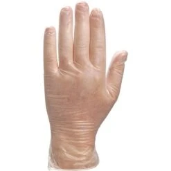 DELTA PLUS GLOVES SINTETICOS - NATURAL VINYL GLOVE AQL 1.5 TAGLIA 8/8.5 100U GUANTES SINTETICOS