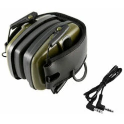 Protezione Per Le Orecchie Antirumore Da Impatto Cuffie Antirumore Elettroniche Per La Riduzione Del Rumore Cuffie Antirumore Professionali Per Lavori Di Costruzione Campo Di Tiro Caccia (verde Milita