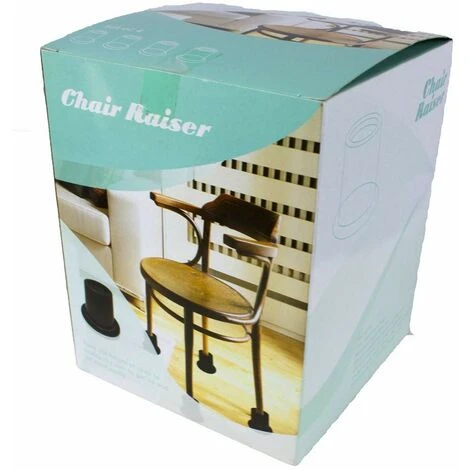 Mobiclinic, Piedini Per Mobili, Pack 4 Unità, 10 Cm, Gomma, Colore Nero - immagine 3