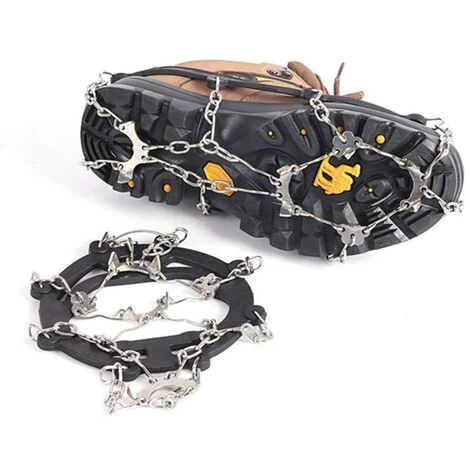 Ramponi Per Alpinismo Scarponi A 8 Denti, Punte Da Ghiaccio Catene Da Neve Punte Per Arrampicata Trekking Sci Alpinismo Outdoor Sport Invernali, Per Passeggiate Invernali Escursionismo Alpinismo Arram - immagine 2