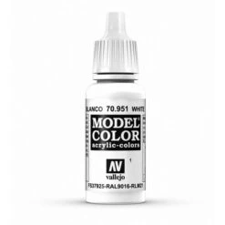 Vallejo Acrylic Model Colore - Bianco - Val951