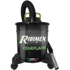 RIBIMEX - Aspiracenere Elettrico Ceneflame, 18 L, 1200 W - PRCEN007