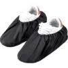 Copriscarpe Riutilizzabili Copriscarpe Impermeabili Per Impieghi Gravosi Elastico Comodo Antipolvere Lavabile In Lavatrice Per La Protezione Del Tappeto Domestico Domestico, Nero