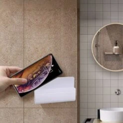 MINKUROW Supporto Per Telefono Cellulare Supporto Per Telefono Multifunzionale A Parete Supporto Per Telefono Per Negozio Di Home Office