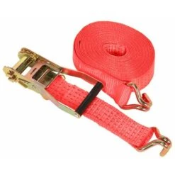 Cinghia A Cricchetto 10mt Fibbia Ancoraggio Ferma Bagagli Fune Corda