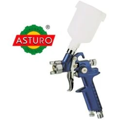 Mini Aerografo Asturo Pistola Verniciatura Verniciare Modellismo Decorazione