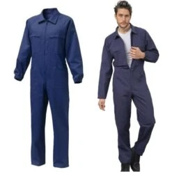 Tuta Intera Da Lavoro Blue Siggi Labor Con Zip, Misura: S (44/46)