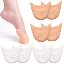 Protezione Delle Dita Dei Piedi Scarpe Da Punta Per Balletto Cuscinetti In Gel Di Silicone Set Di Protezioni Per Le Punte ， Protezioni Per Le Dita Dei Piedi Traspirabilità Per Scarpe Da Ballo Con Tacc