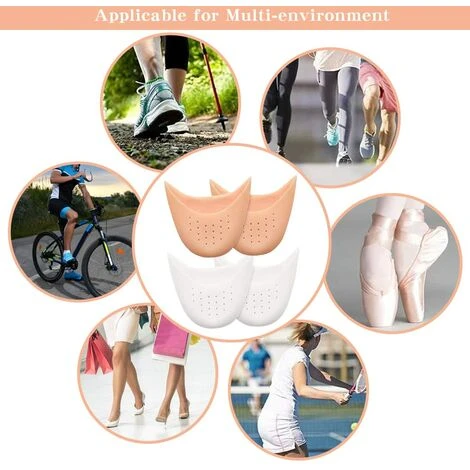 Protezione Delle Dita Dei Piedi Scarpe Da Punta Per Balletto Cuscinetti In Gel Di Silicone Set Di Protezioni Per Le Punte , Protezioni Per Le Dita Dei Piedi Traspirabilità Per Scarpe Da Ballo Con Tacc - immagine 5