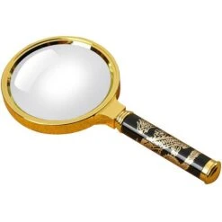 Lente D'ingrandimento Da Lettura Starlight Lente D'ingrandimento 10x 80 Mm E Specchio Infrangibile Per La Lettura Elevata Chiarezza E Peso Leggero Per Lente D'ingrandimento Da Lettura Per Anziani Con